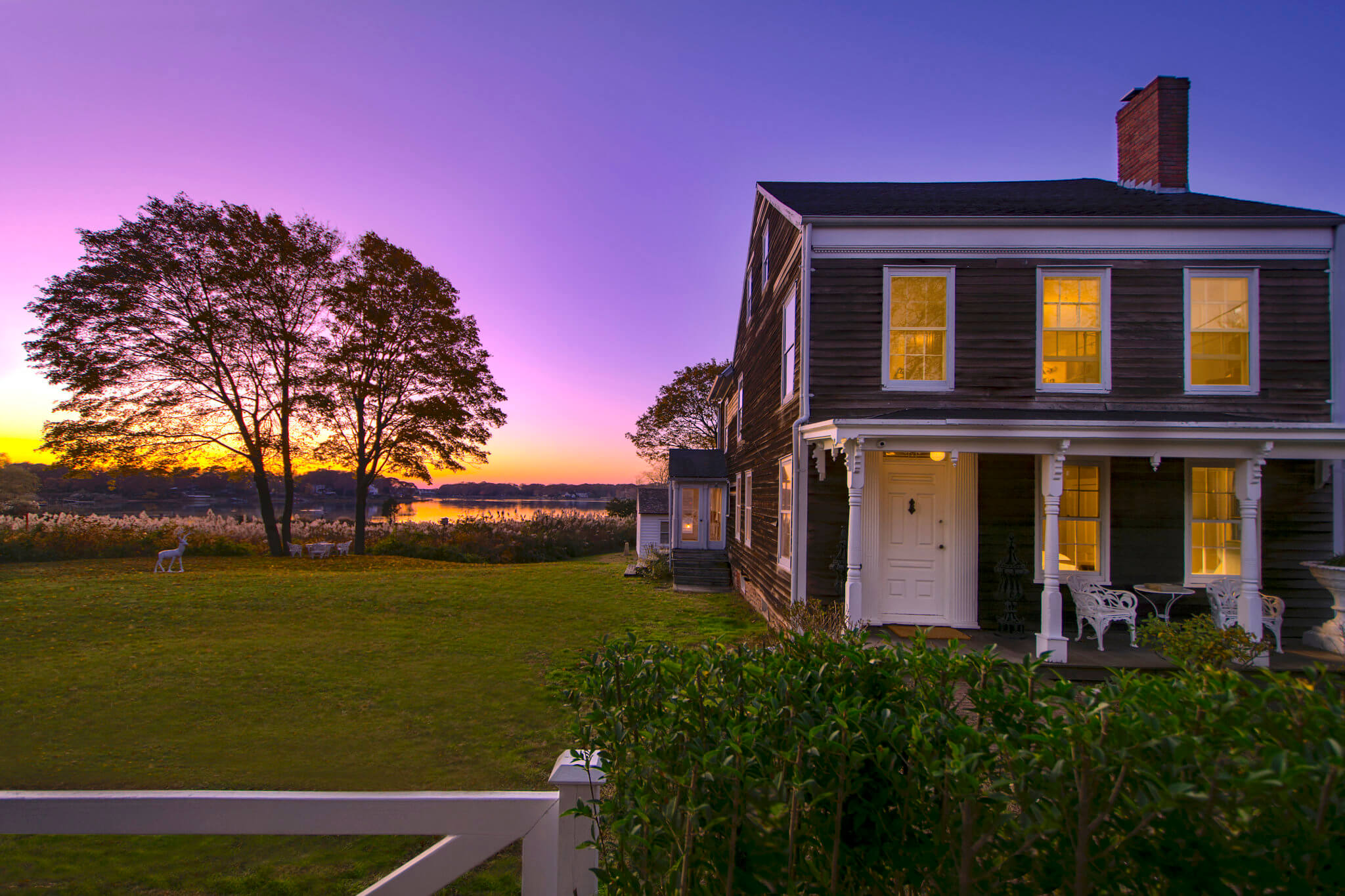 Expansive Sag Harbor Village Waterfront Parcel With Historic Captain’s