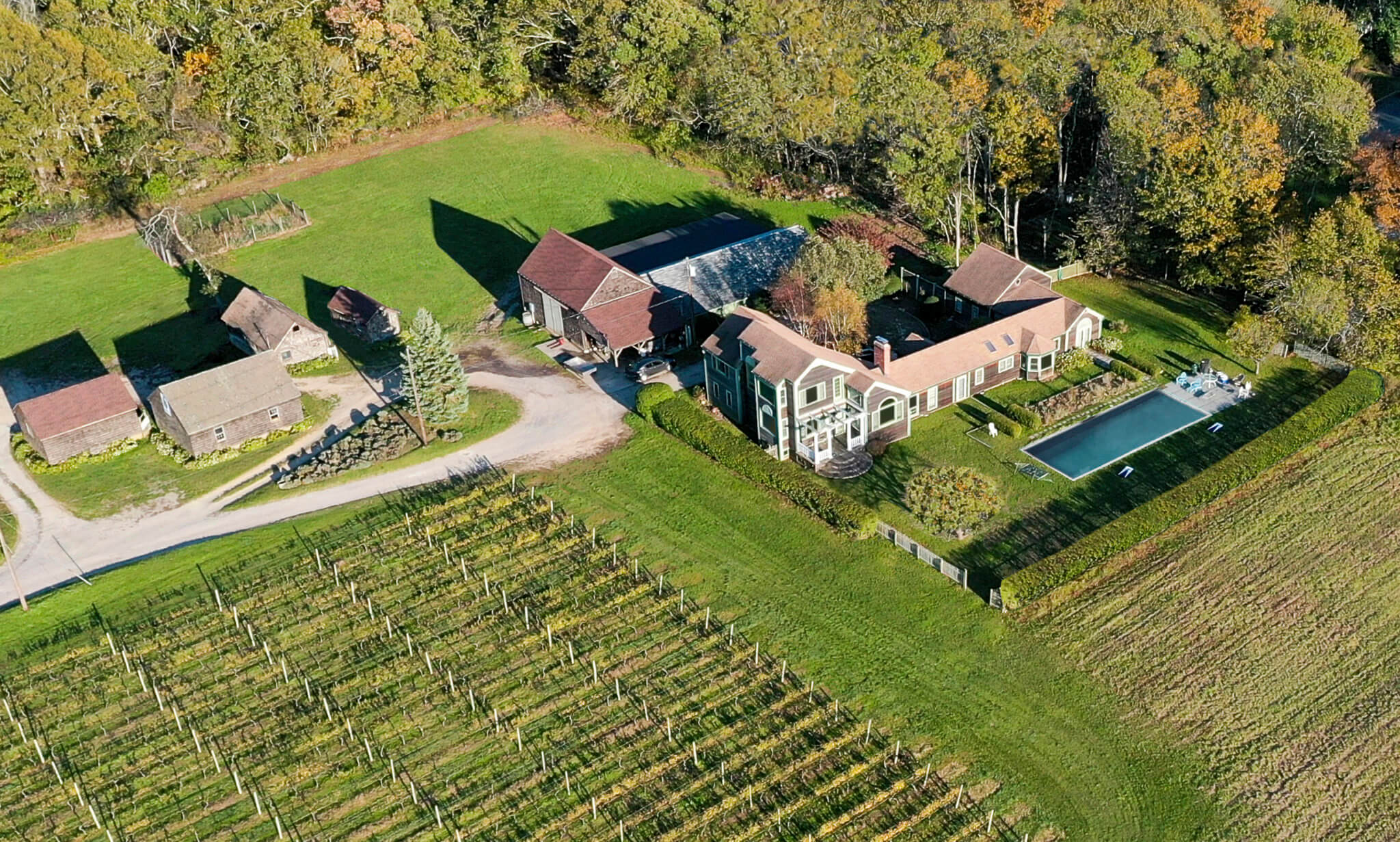 North Fork Vineyard With 66 Acres, the Birthplace of Long Island’s Wine