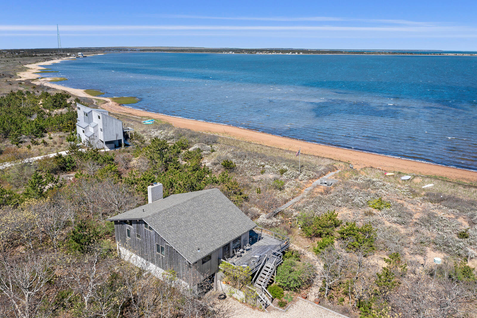 Property on Napeague Harbor Lists for 3.25 Million Behind The Hedges