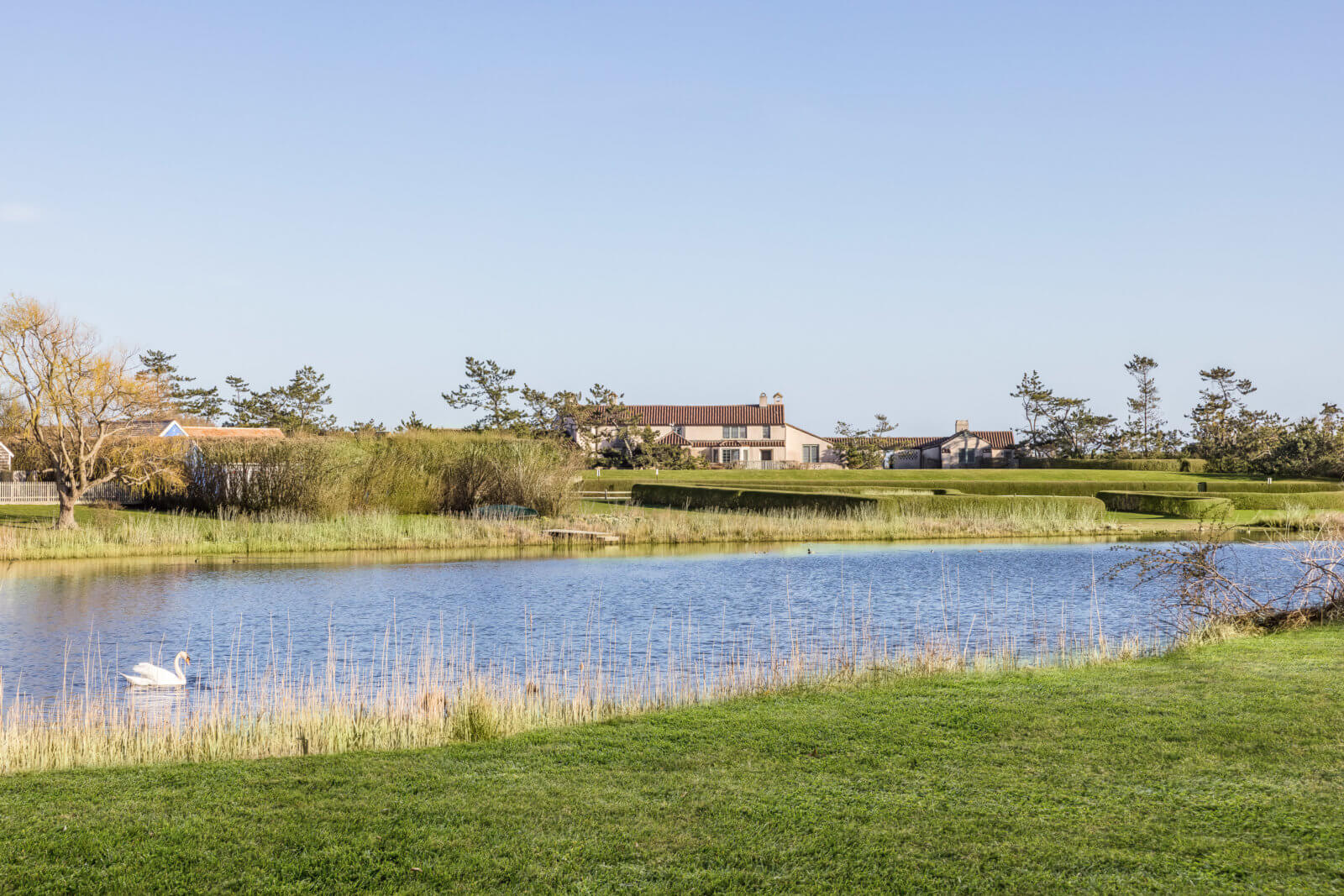 Home on East Hampton’s Lily Pond Lane Lists for 69 Million Behind