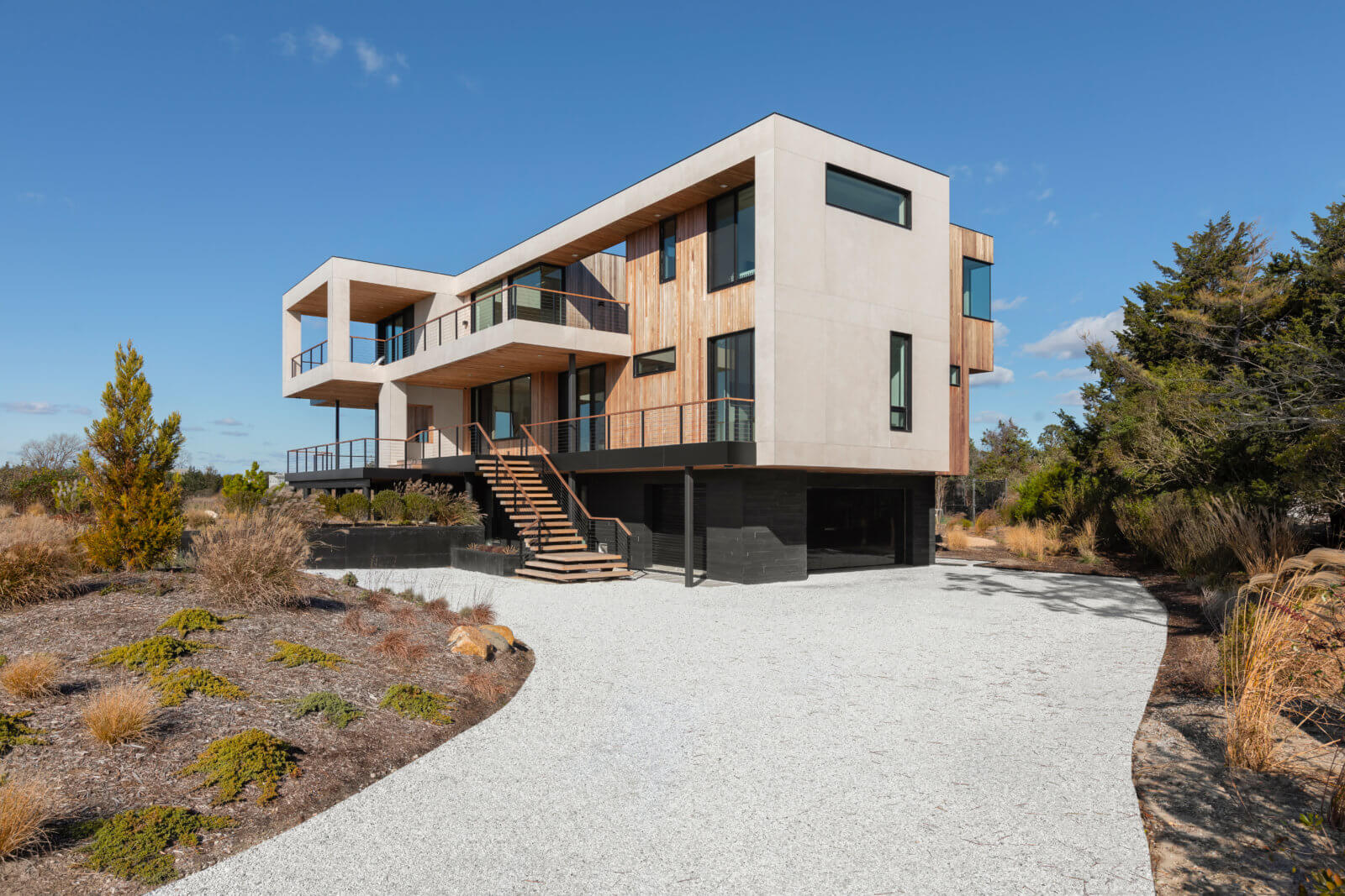 Design Duo Create Green Beach House in Westhampton Behind The Hedges