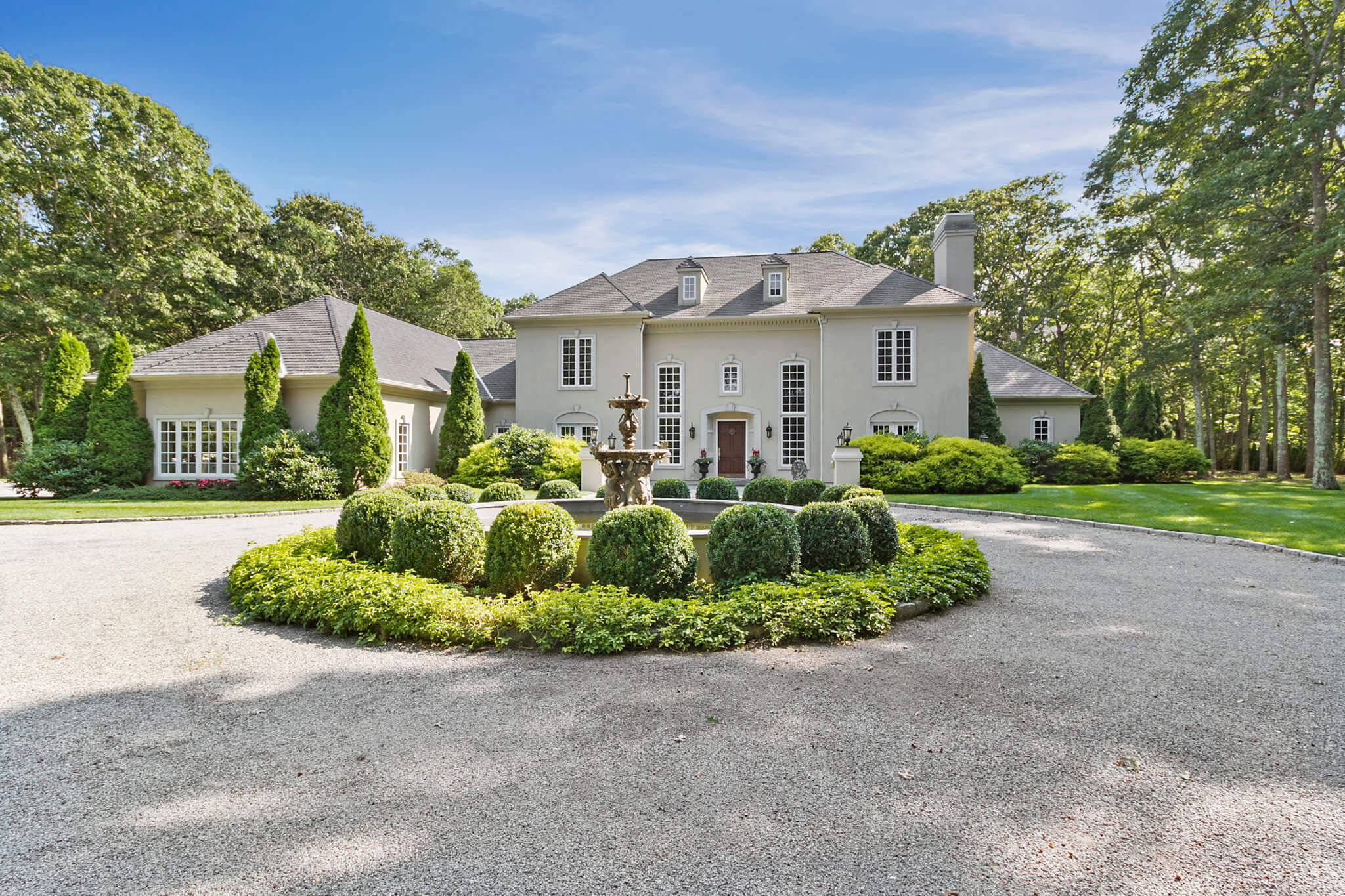 Just Listed in East Hampton Frenchstyle Villa on Five Acres for Just