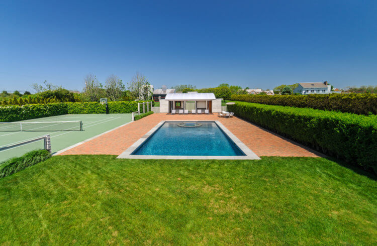 Pool and Tennis Court