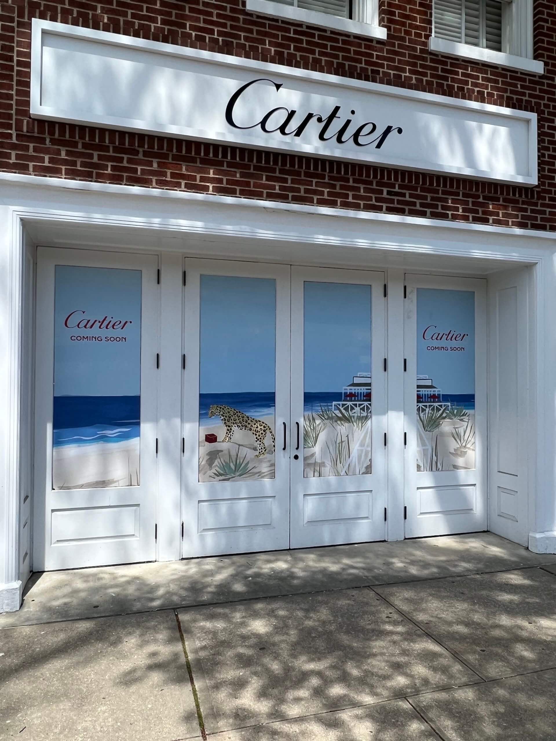 Cartier, welcome to the Hamptons. Their beautiful new store is