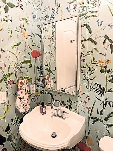 Wölffer Estate Summer in a Bottle designed bathroom