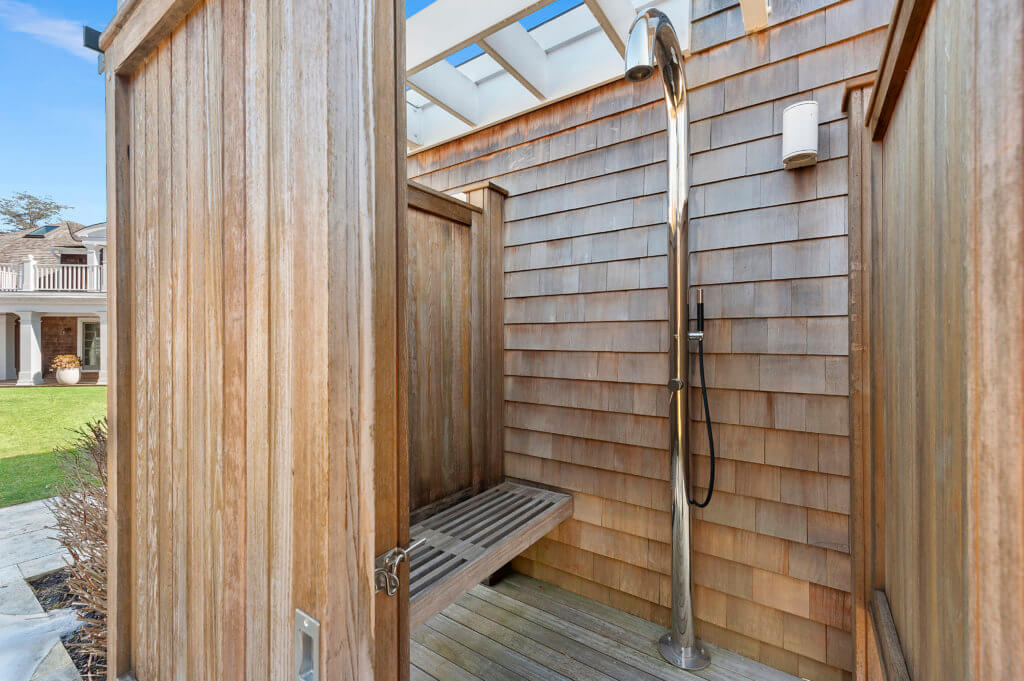 Beat the Heat 5 Cool Outdoor Showers in the Hamptons