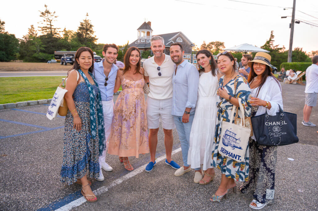 SERHANT. Hamptons House Ryan with guests