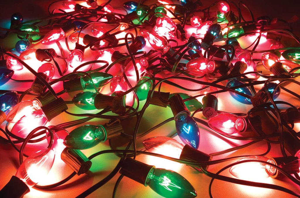 fire safety holiday lights