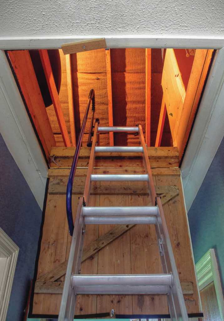 attic, livable space