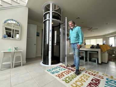 air-powered elevators