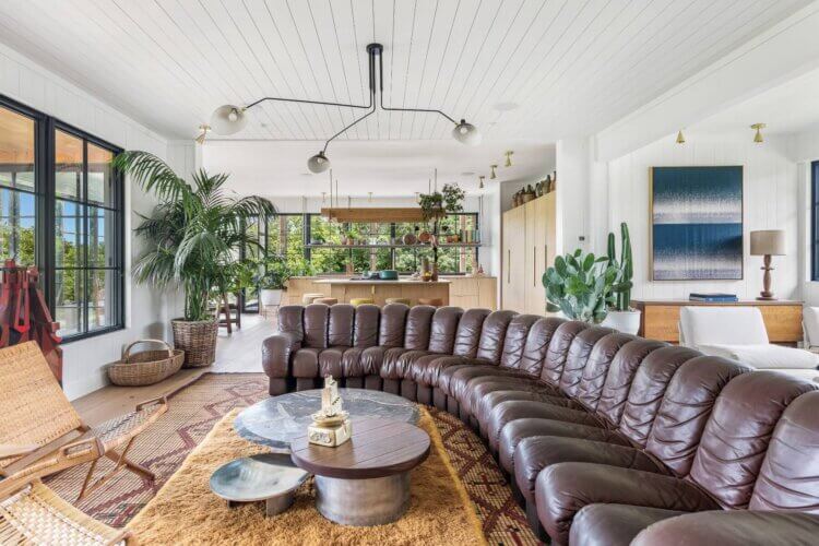 Living room, 8 Captain Balfour Way, Montauk, Hamptons homes, House of the Day