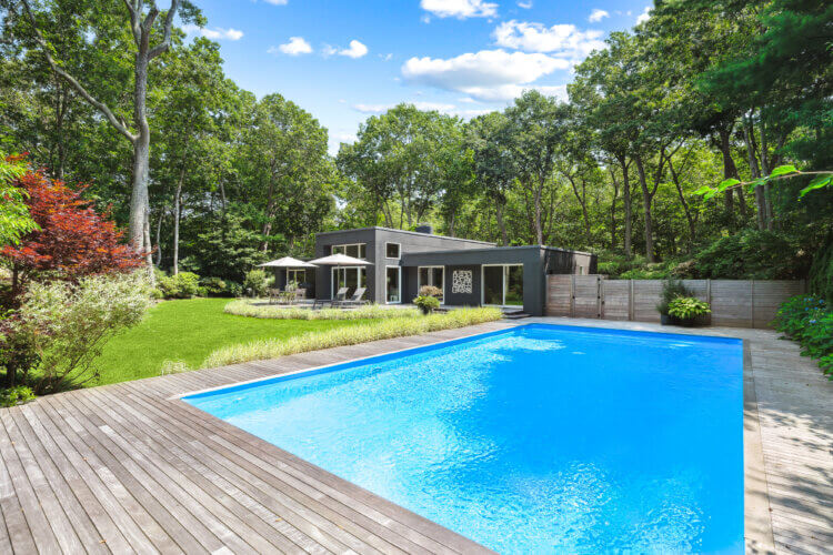 Pool and patio, 27 North Hollow Drive, East Hampton