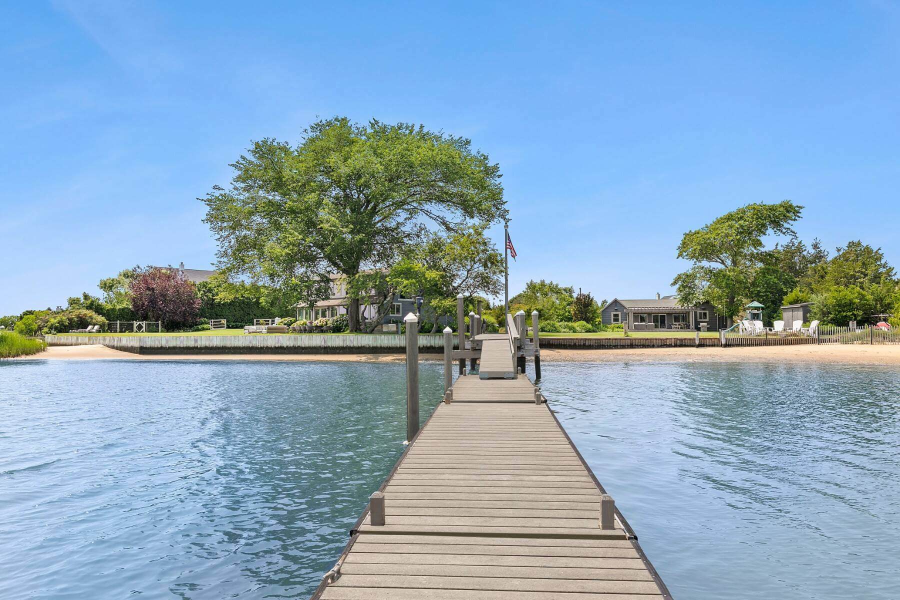 Two Waterfront Lots, One Compound in Southampton for 10M