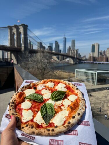 Brooklyn, Fornino, pizza, garden, chef