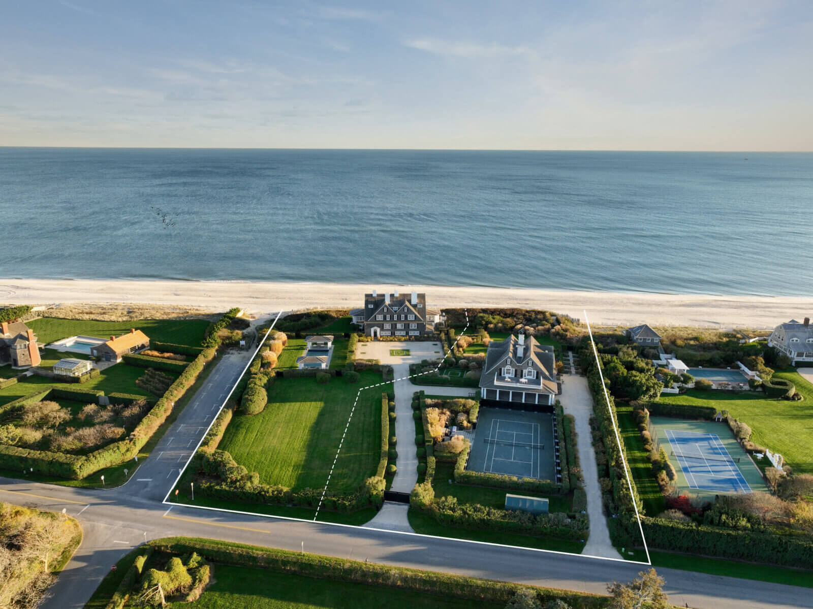 Hamptons Oceanfront Compound Relists at 150 Million