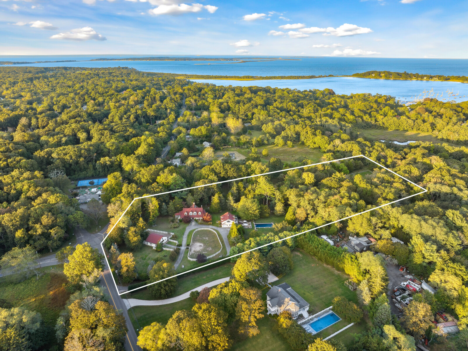 Shelter Island Estate Offers Parklike Acreage