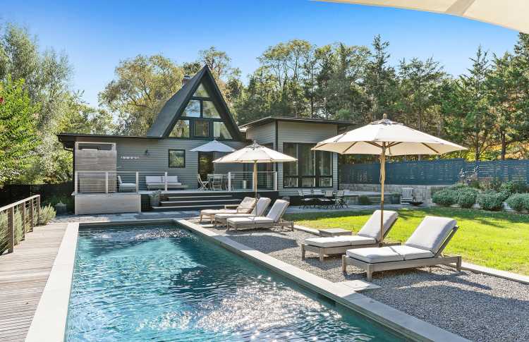 Shelter Island, A-frame, mid-century