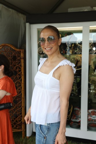 Jennifer Lopez, East Hampton Antiques and Design Show