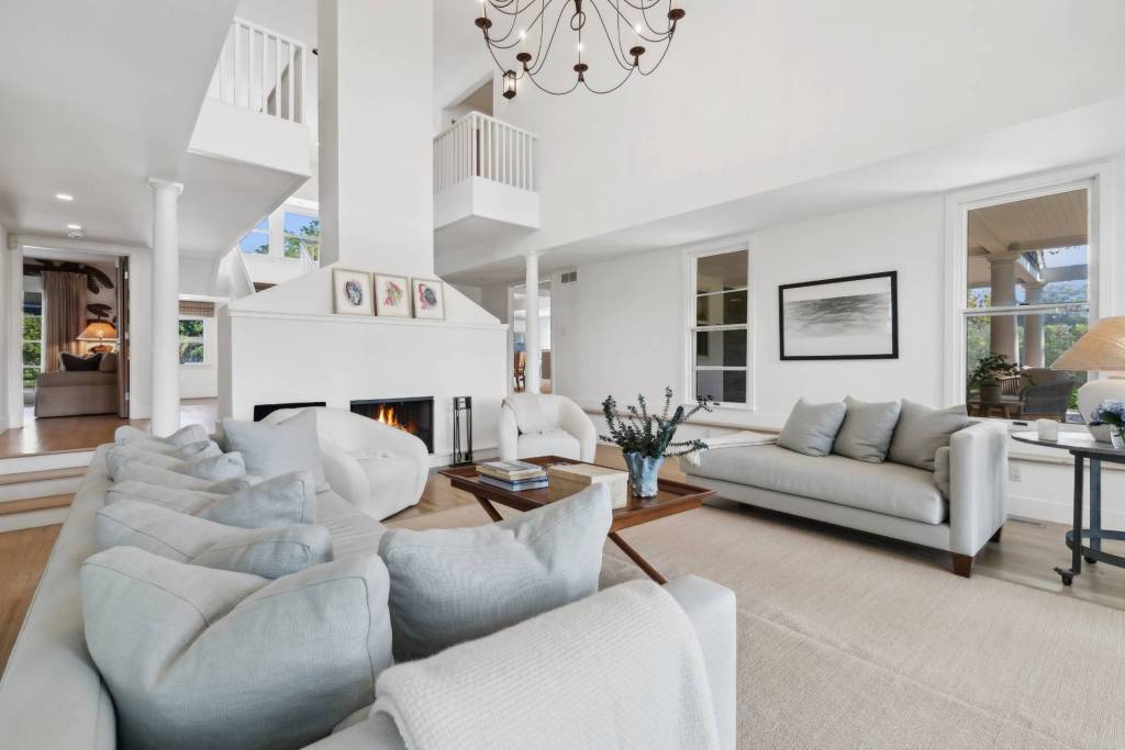 The open and airy living room creates the ultimate scene for serene relaxation.