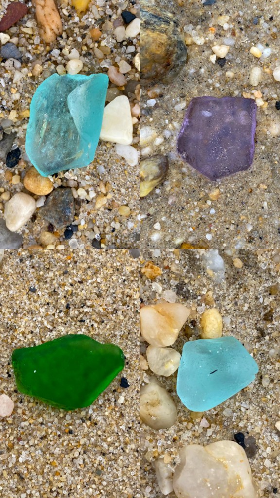 Beach treasure comes in many colors.