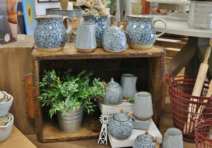 Shoppers will find a full selection of unique home decor items at the store.