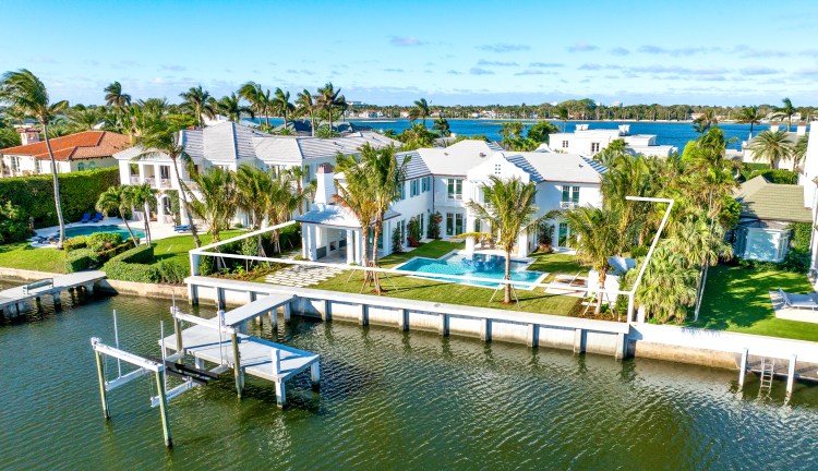 Listed with Brandt, the newly-built home at 584 Island Drive on Everglades Island traded for $31 million in July.