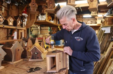 birdhouses, Billy Reardon, Long Island