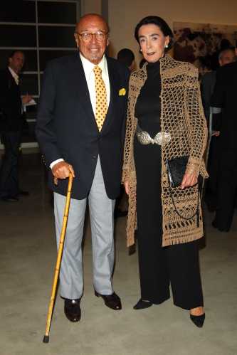 Ahmet Ertegun and Mica Ertegun