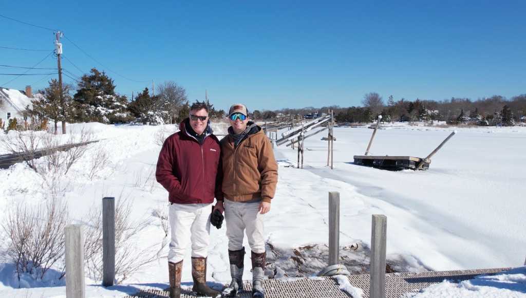 John Healey, Jack Healey, Hamptons, East End, winter 2026, waterways, docks, repair