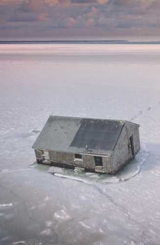 Lazy Point, Mulford Lane, stilt house 