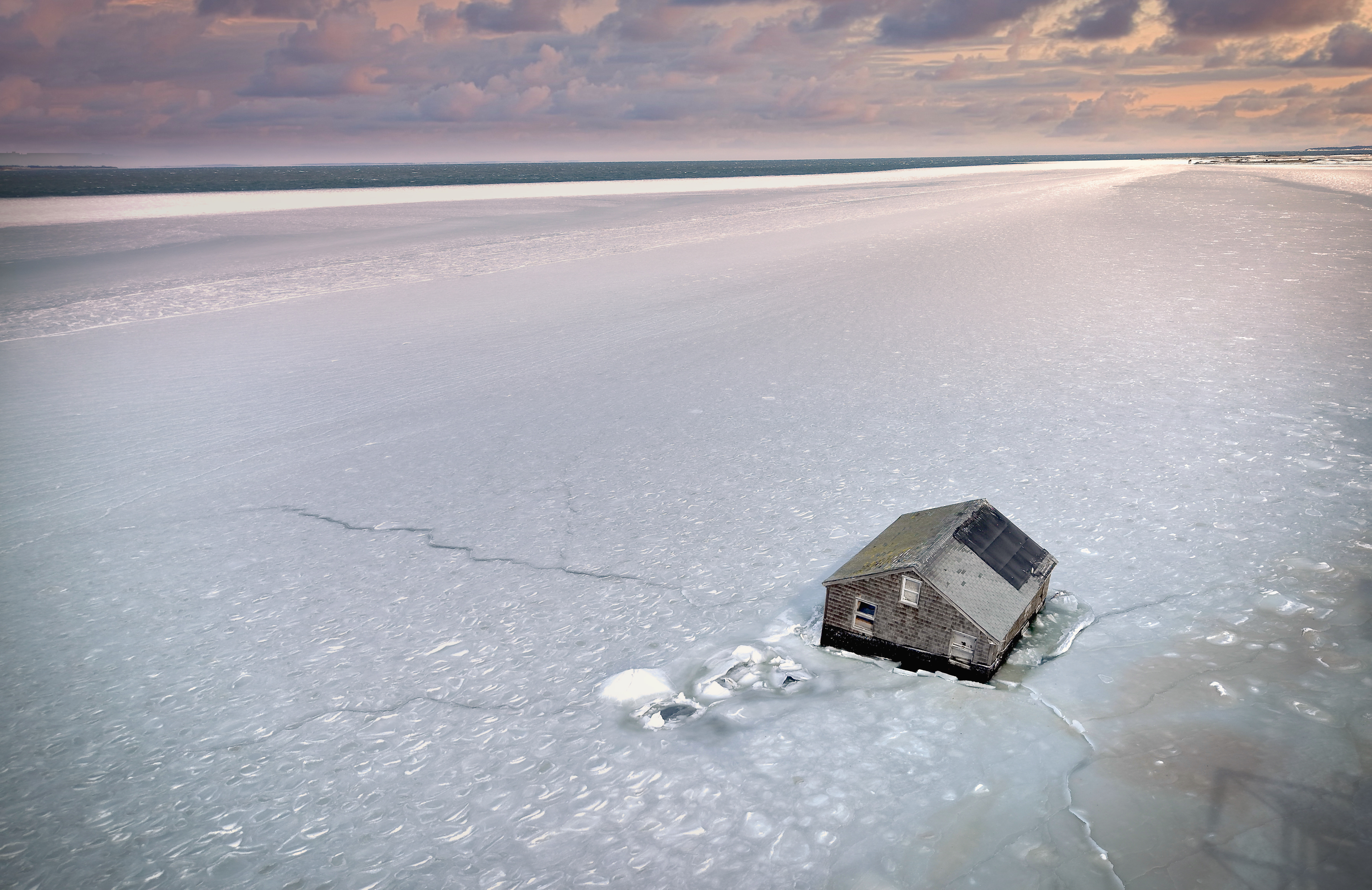 Lazy Point, Mulford Lane, stilt house