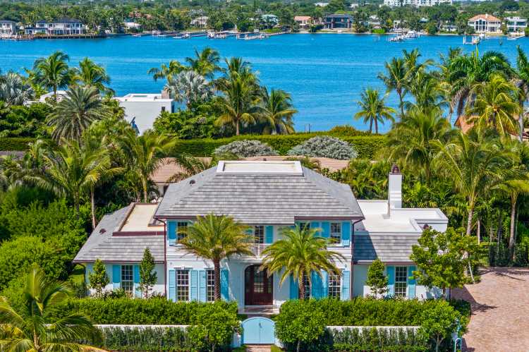 Palm Beach, waterfront, non-waterfront, record sale